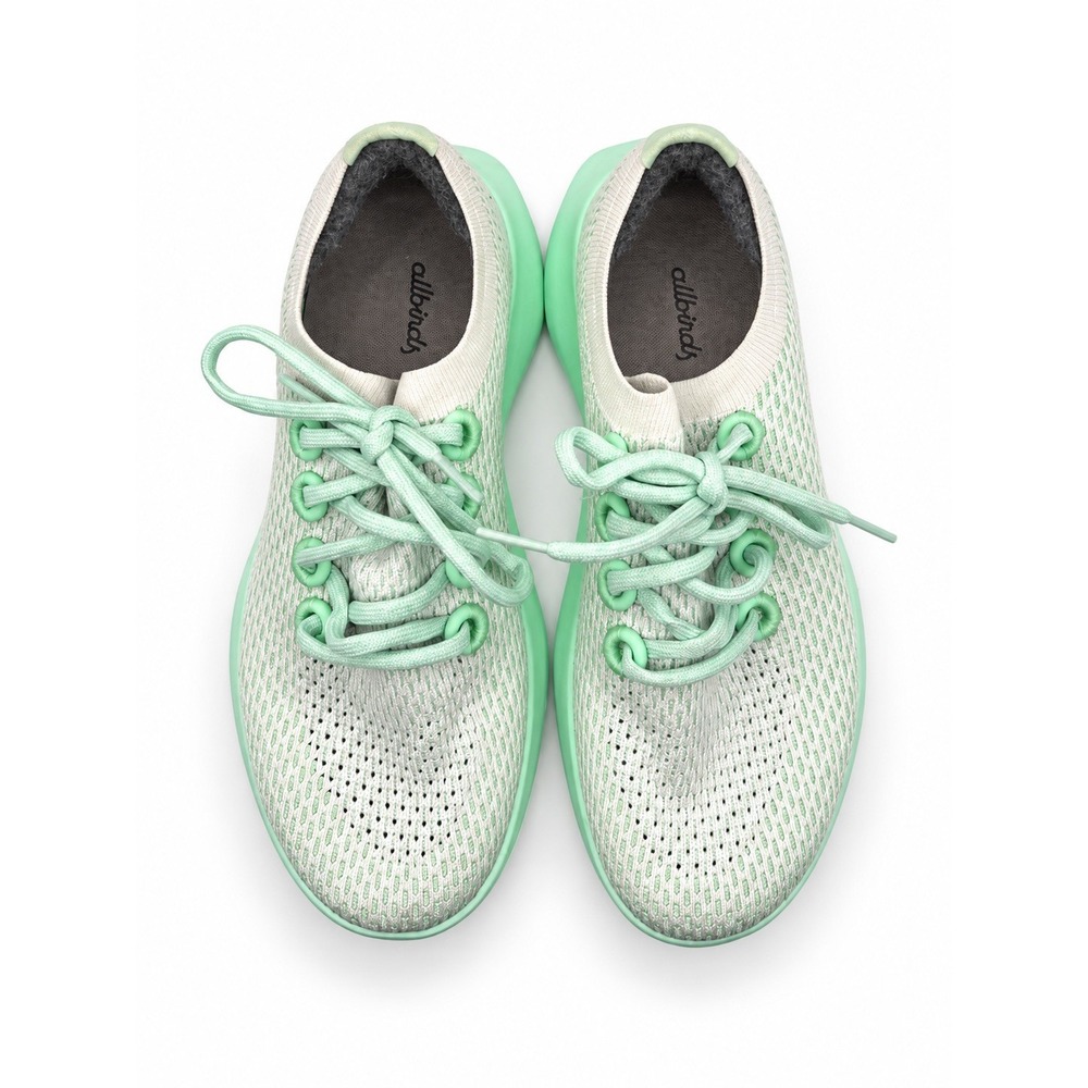 Allbirds Tree Dasher Mint Colorway Sneakers Womens Size 8